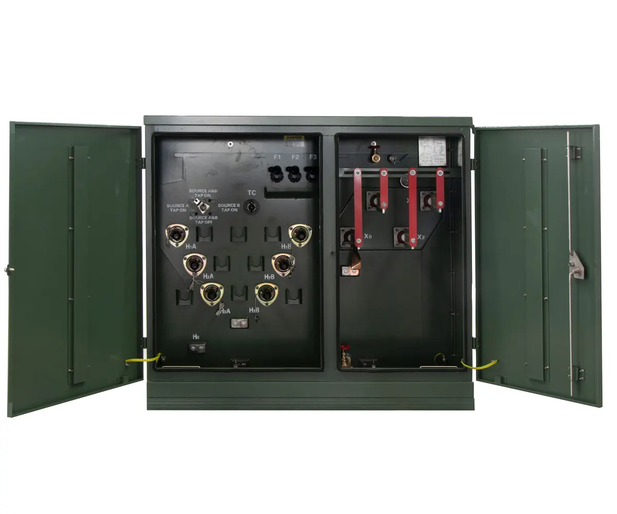 Three-phase pad-mount transformer in stock, ready to ship